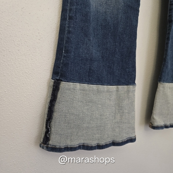 FRAME Denim Le Crop Mini Boot Reverse Overlock Cuff - Picture 4 of 8
